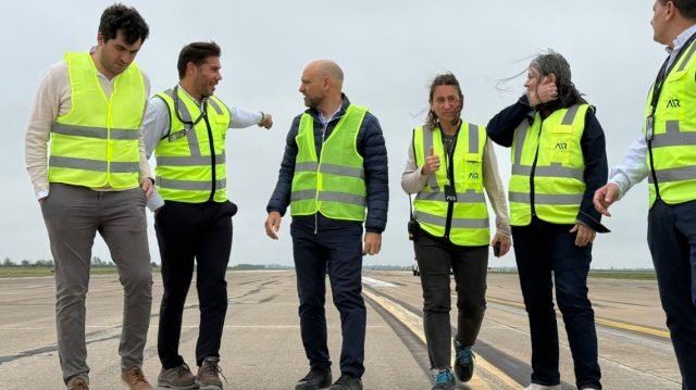 Empezó la obra de remodelación de la pista del Aeropuerto Internacional de Rosario
