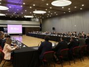 La Bolsa de Comercio de Rosario fue sede de un nuevo encuentro con el equipo económico nacional